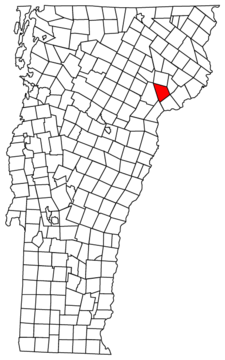 St. Johnsbury Location map